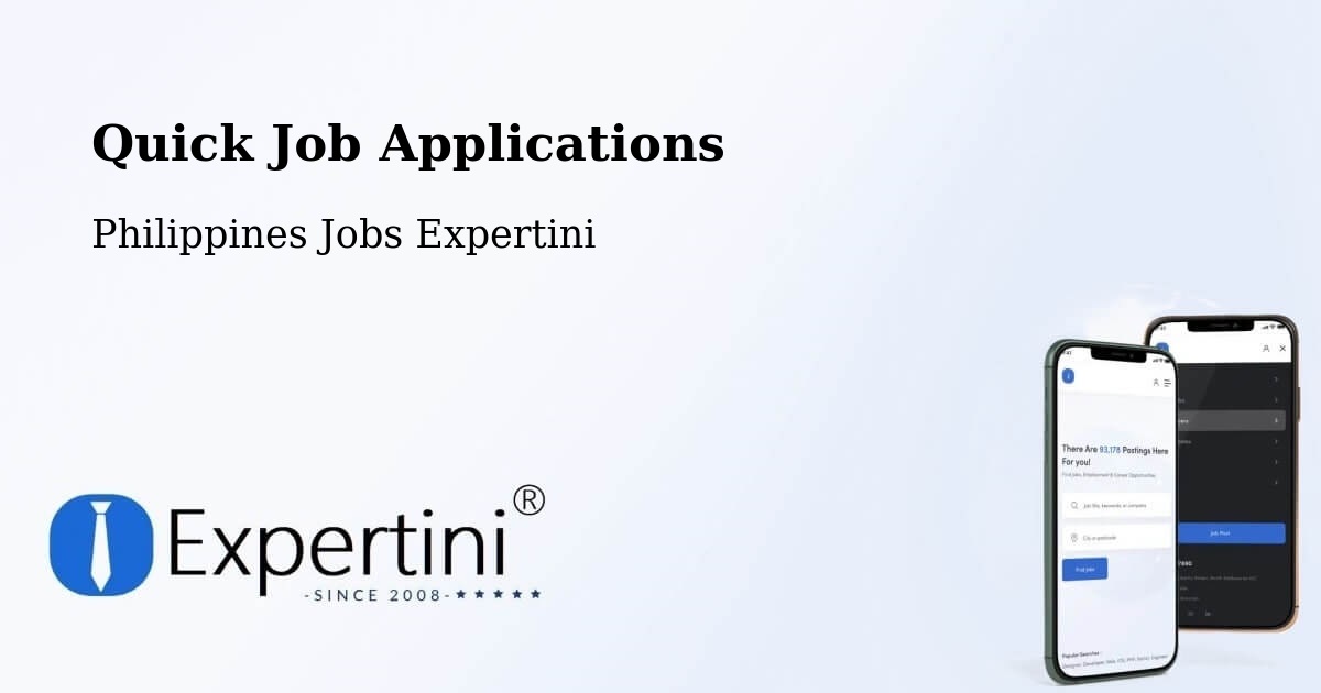 Quick Job Applications - Philippines Jobs Expertini